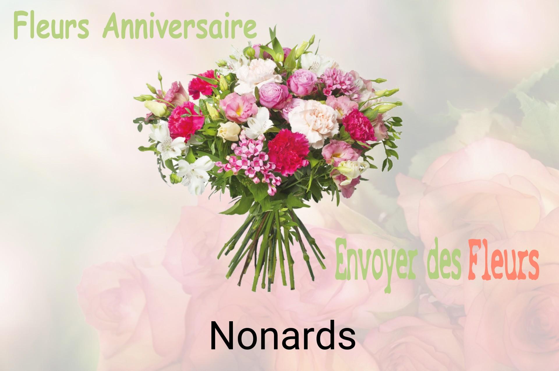 Bouquet de fleurs d’anniversaire livré à Nonards