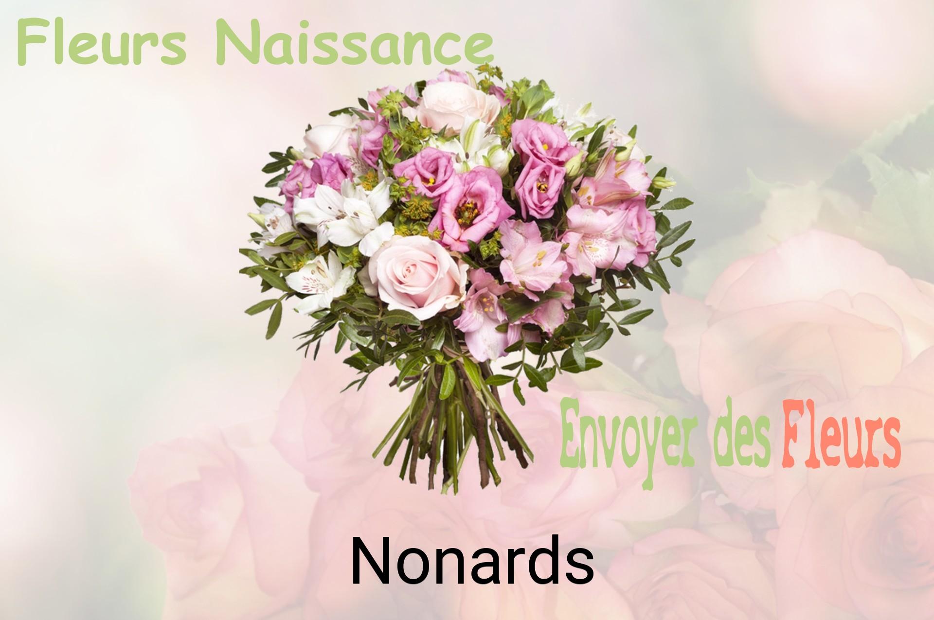 Bouquet de fleurs de naissance livré à Nonards